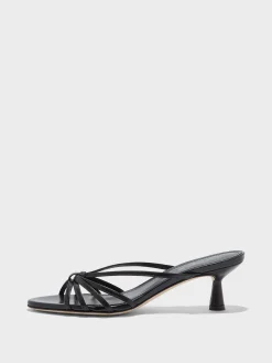 Best Aeyde Abby Leather Mules Black Nappa