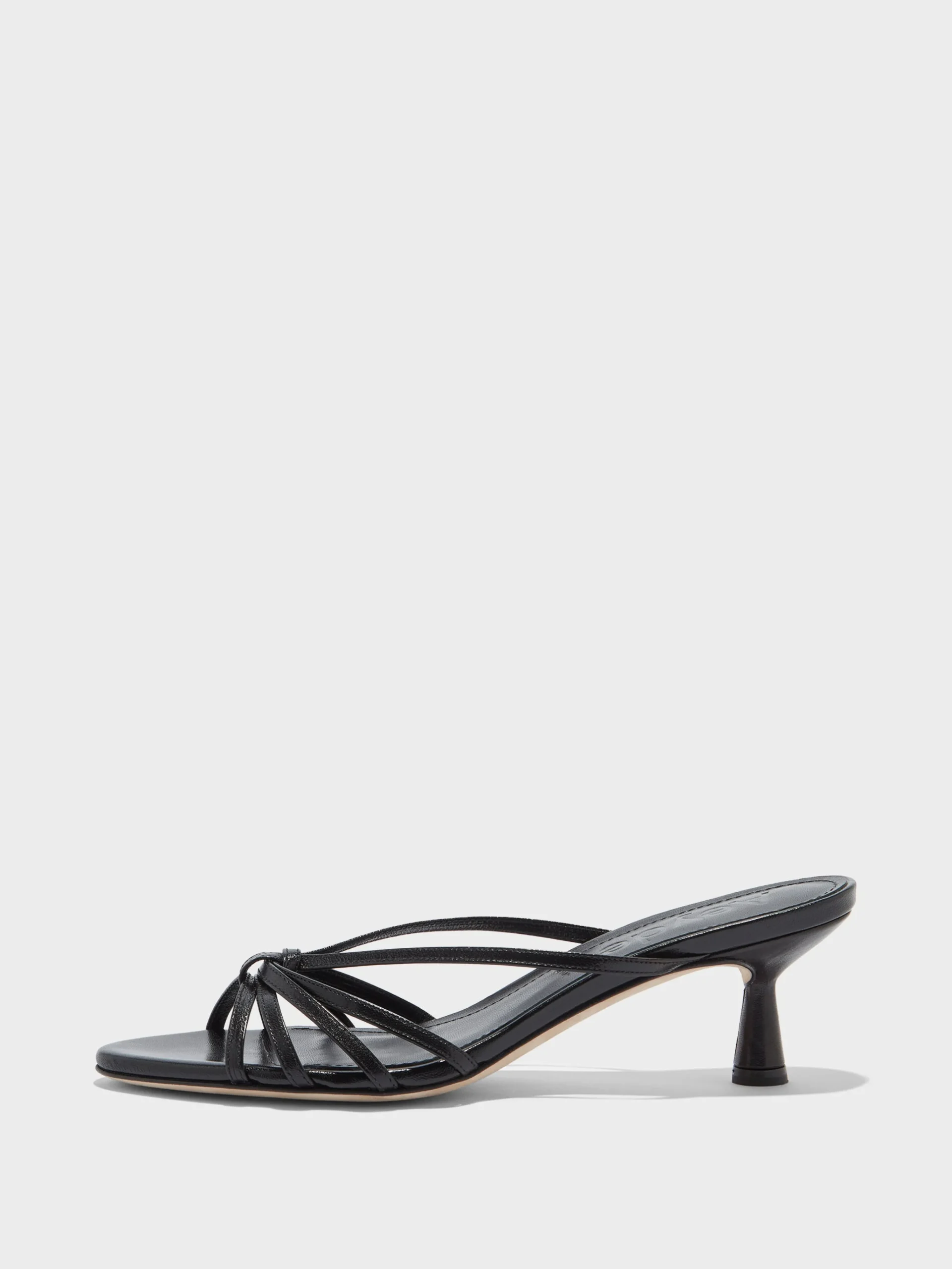 Best Aeyde Abby Leather Mules Black Nappa