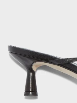 Best Aeyde Abby Leather Mules Black Nappa