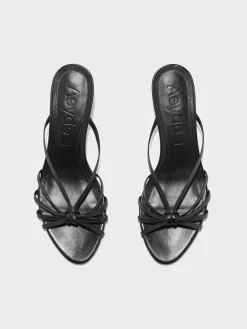 Best Aeyde Abby Leather Mules Black Nappa