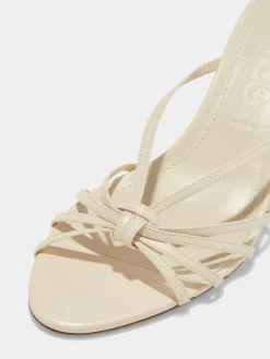 New Aeyde Abby Leather Mules Creamy Nappa