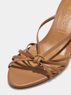 Hot Aeyde Abby Leather Mules Hazelnut Nappa
