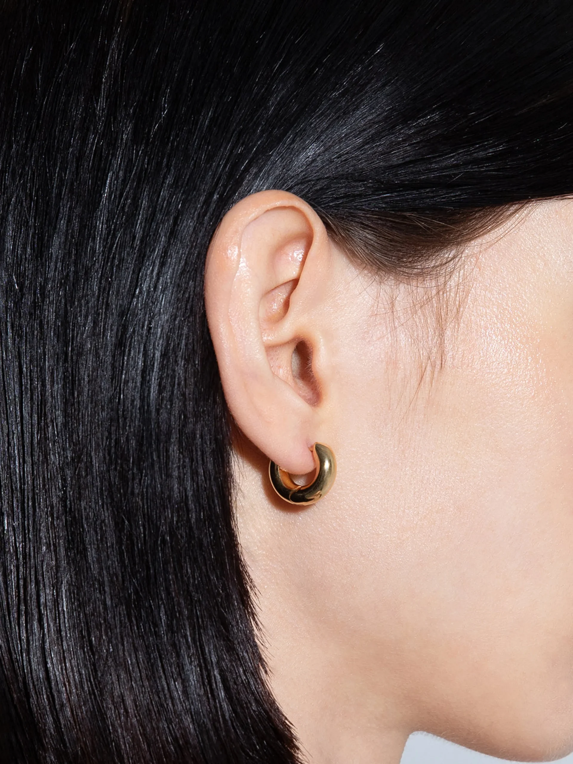 Clearance Aeyde Alaya Small 18kt Gold-Plated Hoop Earrings 18k Gold Plated