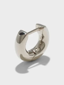 Sale Aeyde Alaya Small Palladium-Plated Hoop Earrings Palladium Plated