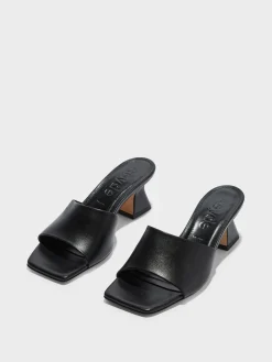 Fashion Aeyde Ale Leather Mules Black Nappa