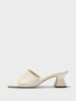 New Aeyde Ale Leather Mules Creamy Nappa