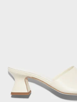 New Aeyde Ale Leather Mules Creamy Nappa