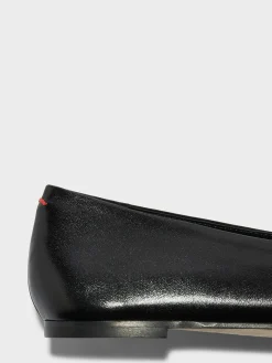 Clearance Aeyde Alfie Leather Loafers Black Nappa