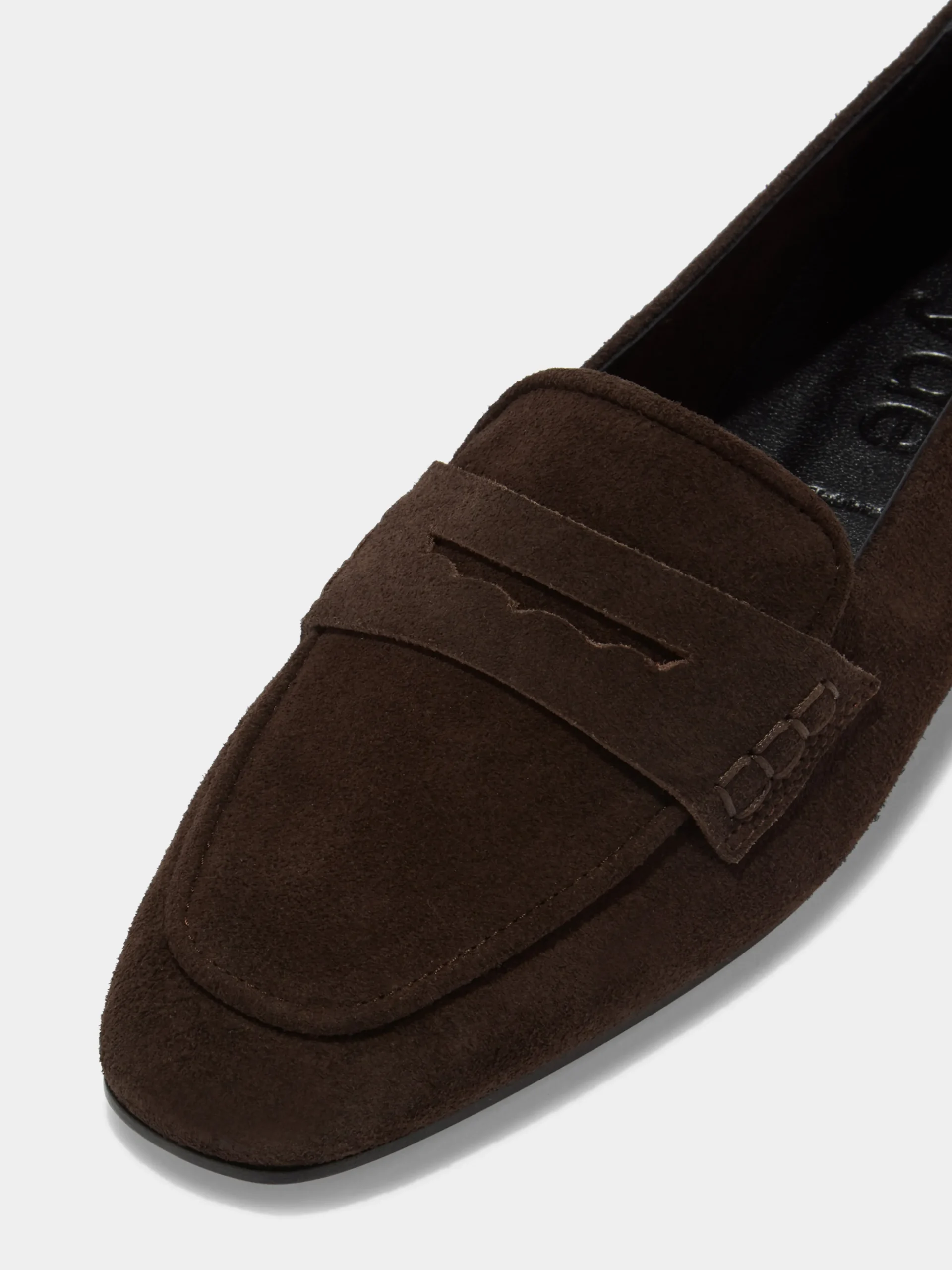 Hot Aeyde Alfie Suede Loafers Moka Suede