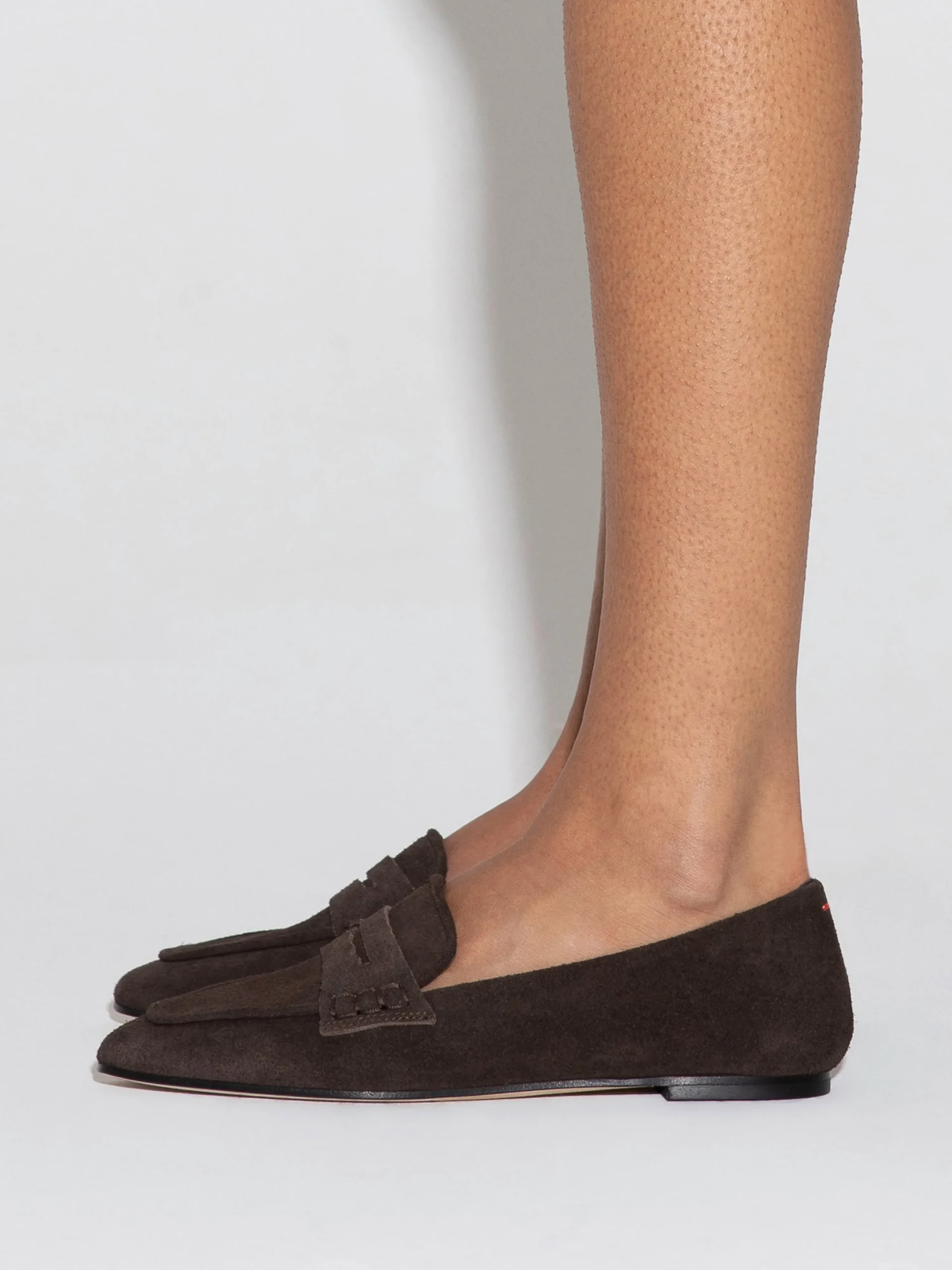Hot Aeyde Alfie Suede Loafers Moka Suede