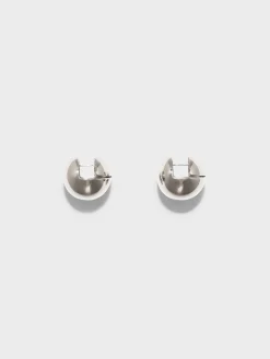 Online Aeyde Alice Medium Palladium-Plated Earrings Palladium Plated
