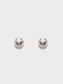 Clearance Aeyde Alice Small Palladium-Plated Earrings Palladium Plated