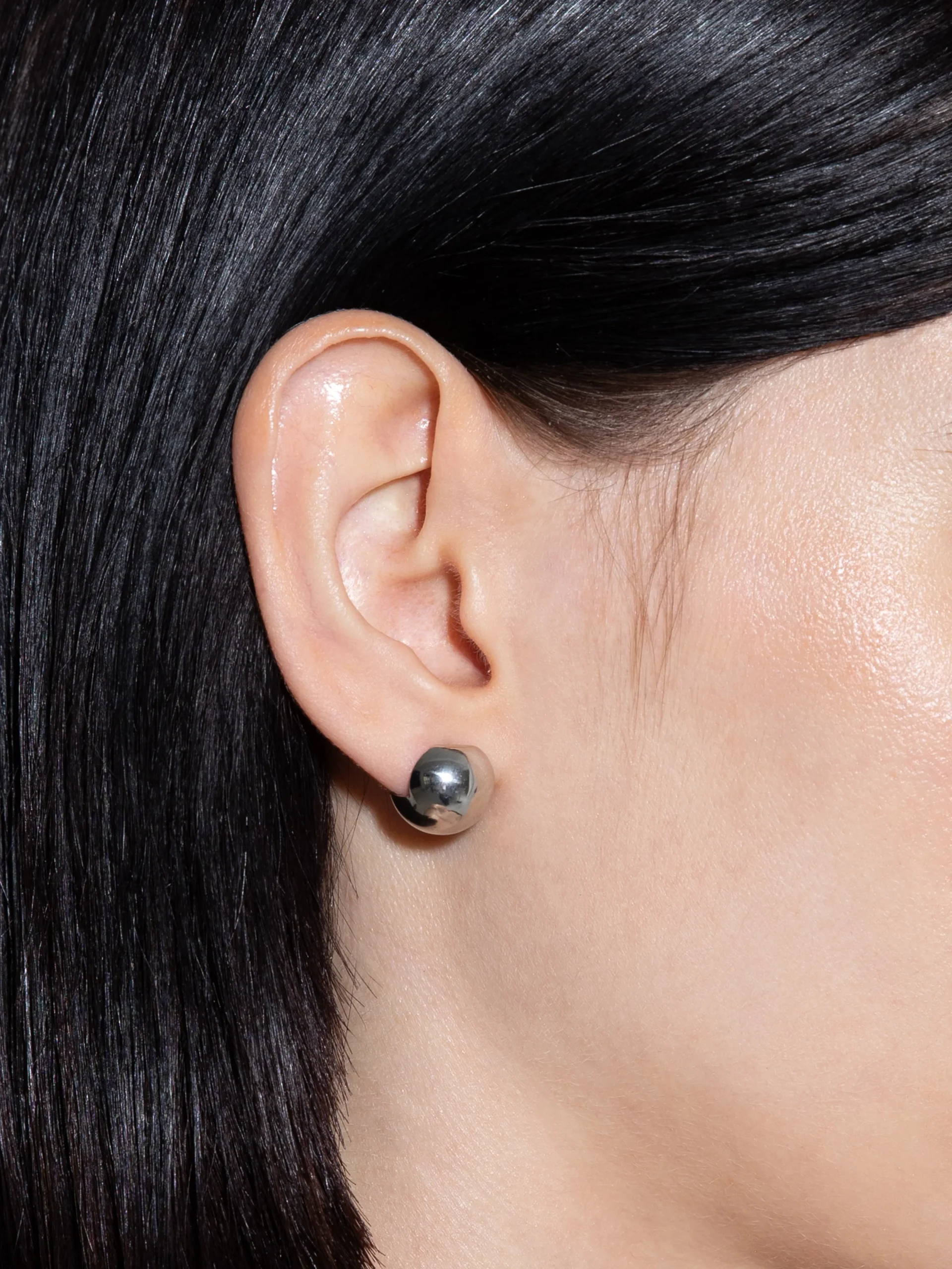 Clearance Aeyde Alice Small Palladium-Plated Earrings Palladium Plated