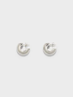 Clearance Aeyde Alma Small Palladium-Plated Earrings Palladium Plated