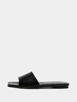 Best Aeyde Anna Leather Sandals Black Nappa