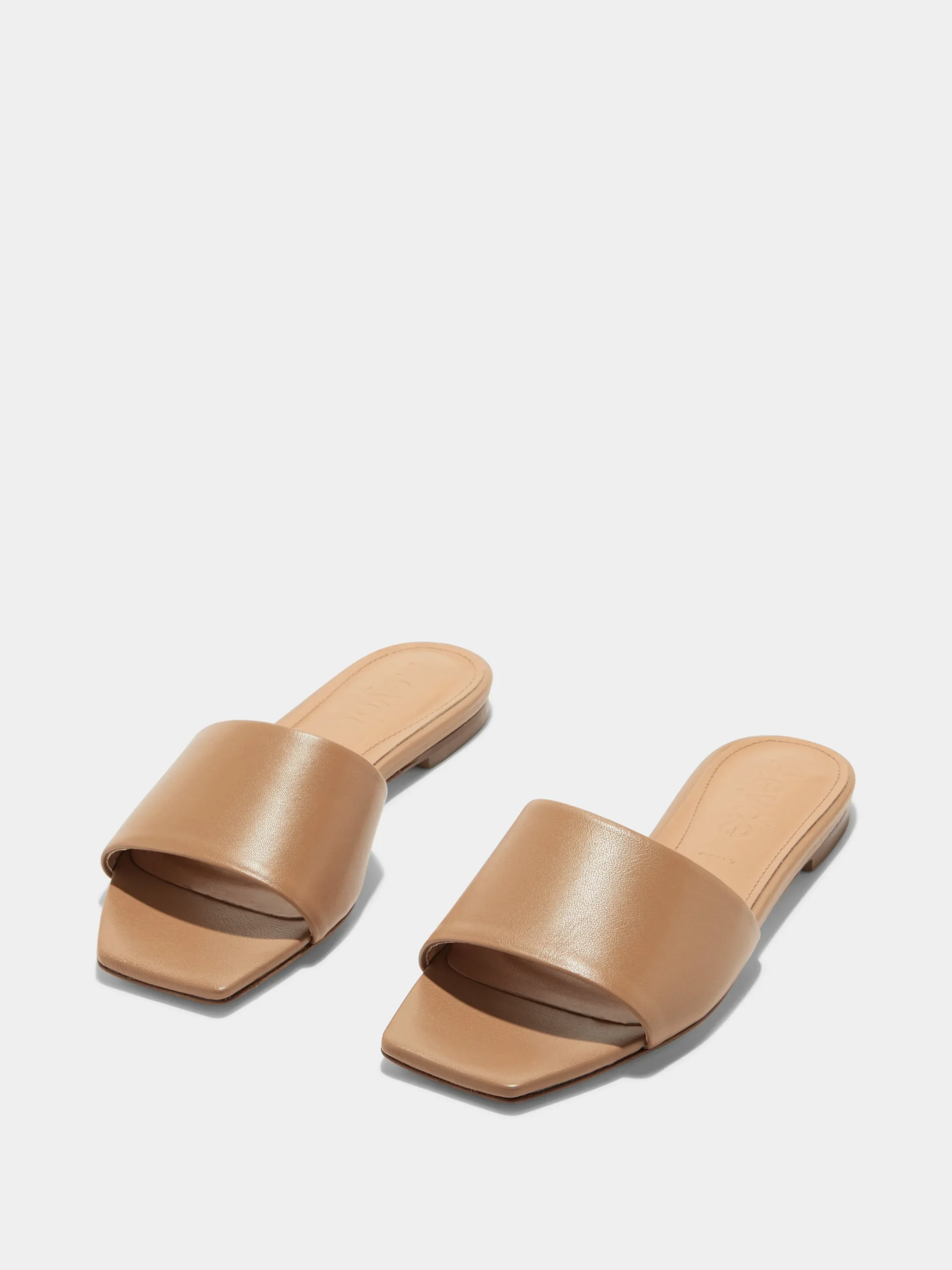 Hot Aeyde Anna Leather Sandals Hazelnut Nappa