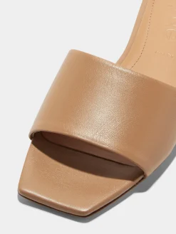 Hot Aeyde Anna Leather Sandals Hazelnut Nappa