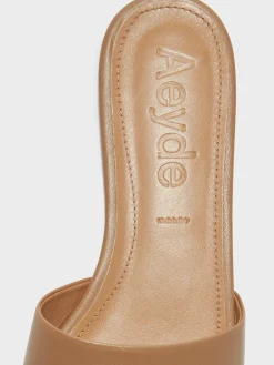 Hot Aeyde Anna Leather Sandals Hazelnut Nappa