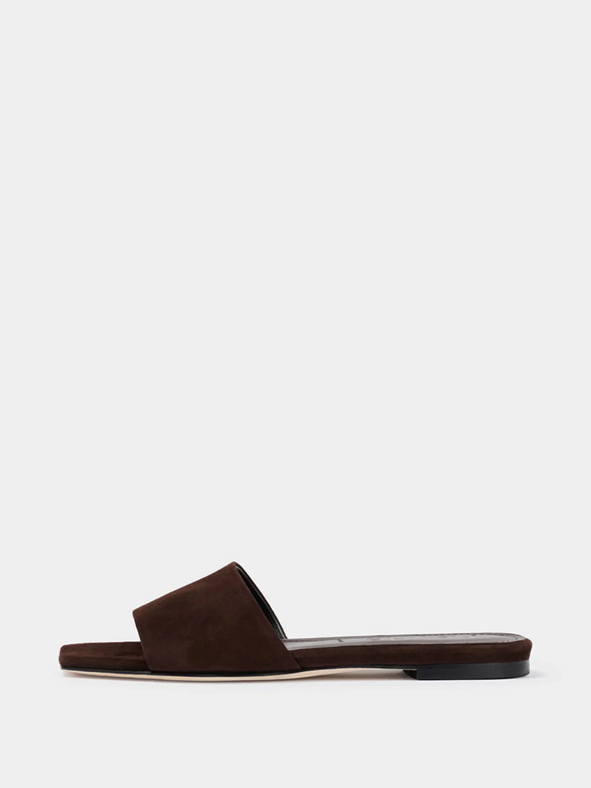 Fashion Aeyde Anna Suede Sandals Moka Suede