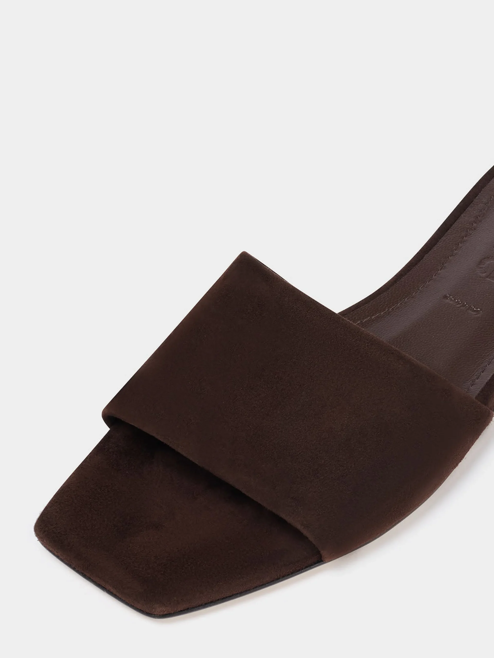 Fashion Aeyde Anna Suede Sandals Moka Suede