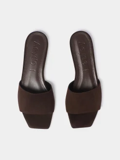 Fashion Aeyde Anna Suede Sandals Moka Suede
