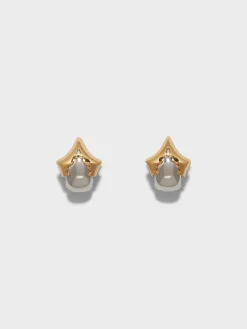 Sale Aeyde August Palladium and 18kt Gold-Plated Earrings 18k Gold/Palladium Plated