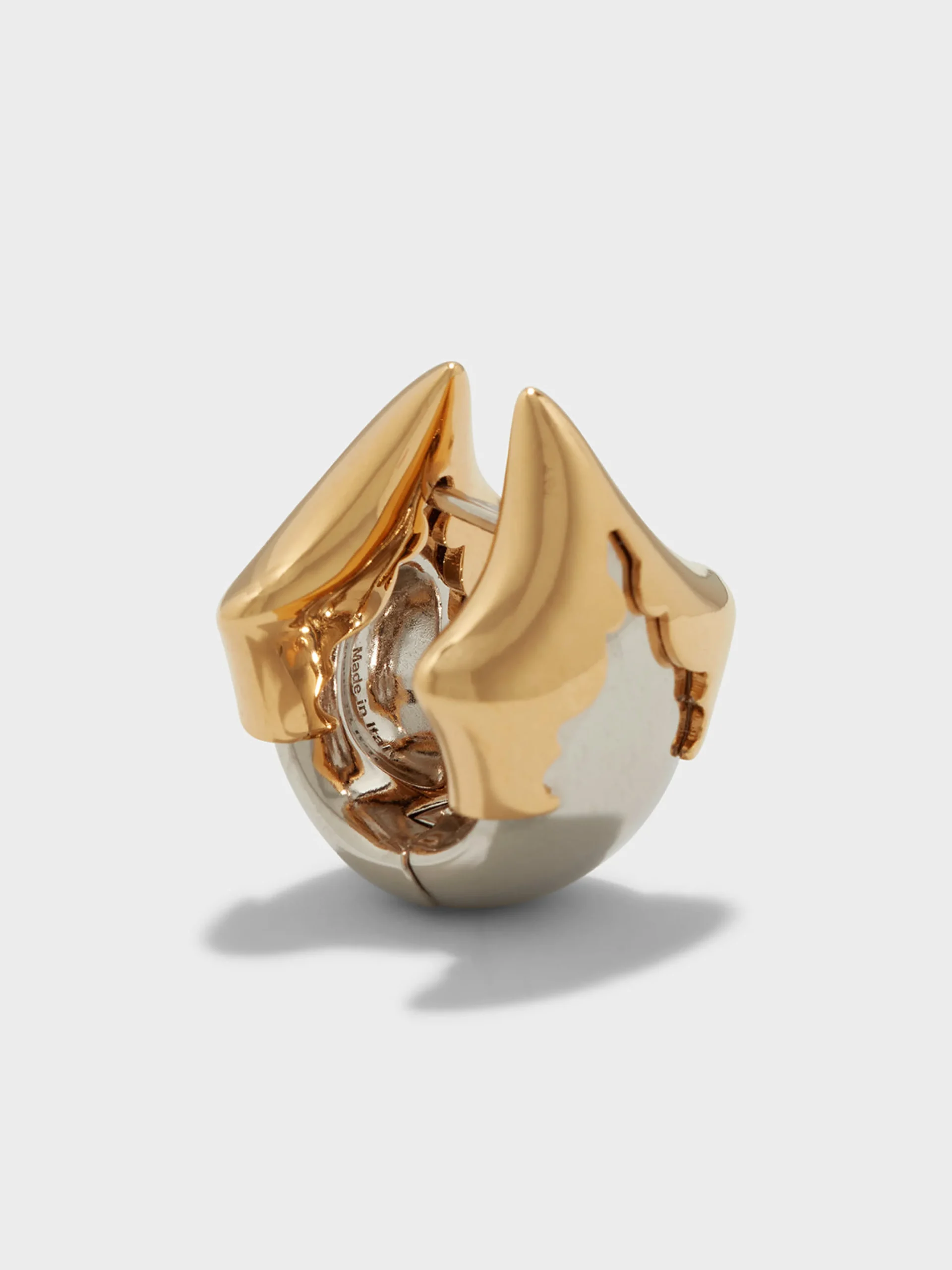 Sale Aeyde August Palladium and 18kt Gold-Plated Earrings 18k Gold/Palladium Plated