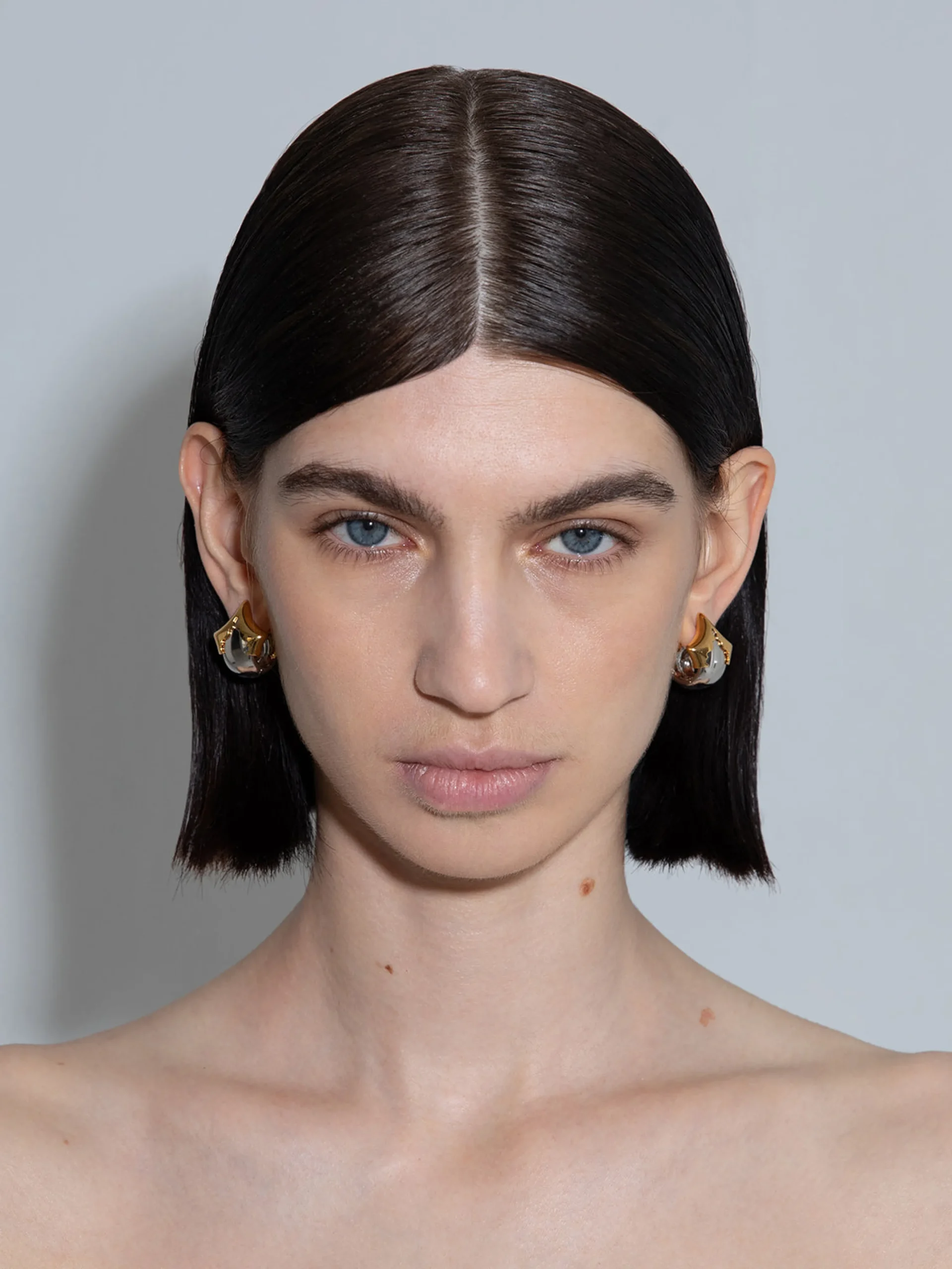 Sale Aeyde August Palladium and 18kt Gold-Plated Earrings 18k Gold/Palladium Plated