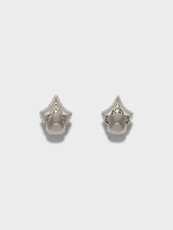 Clearance Aeyde August Palladium-Plated Earrings Palladium Plated