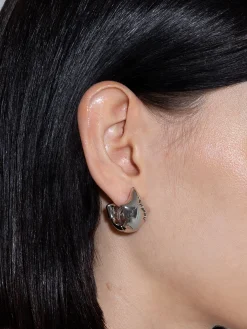 Clearance Aeyde August Palladium-Plated Earrings Palladium Plated