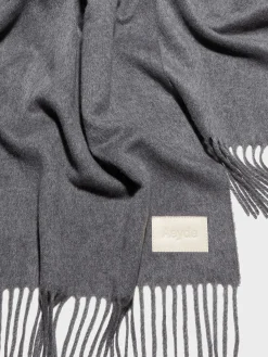 Online Aeyde Bela Cashmere Scarf Grey Cashmere