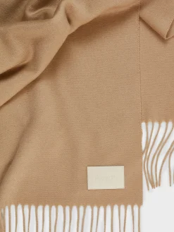 Fashion Aeyde Bela Cashmere Scarf Latte Cashmere