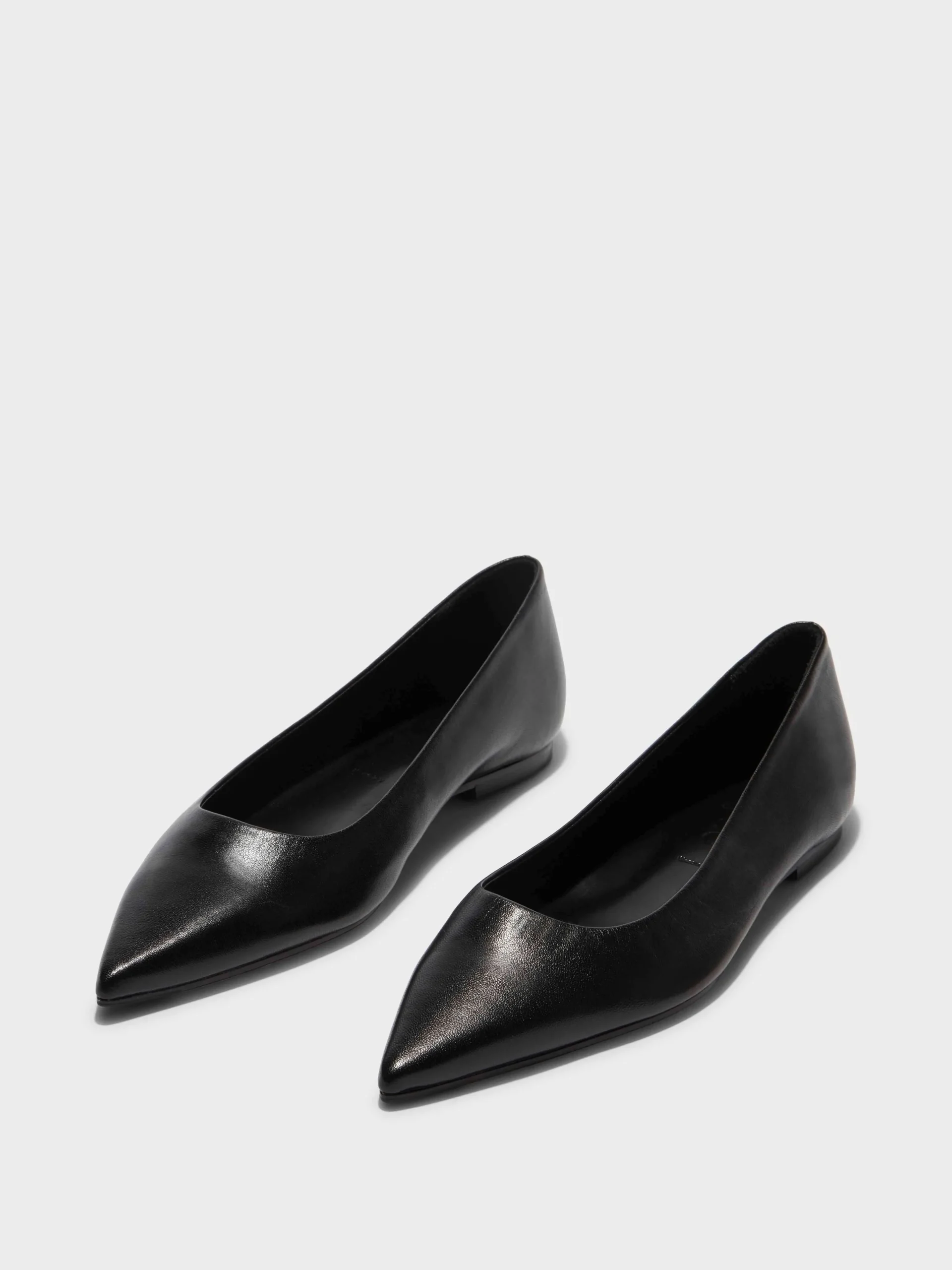 Hot Aeyde Cassy Leather Ballet Flats Black Nappa