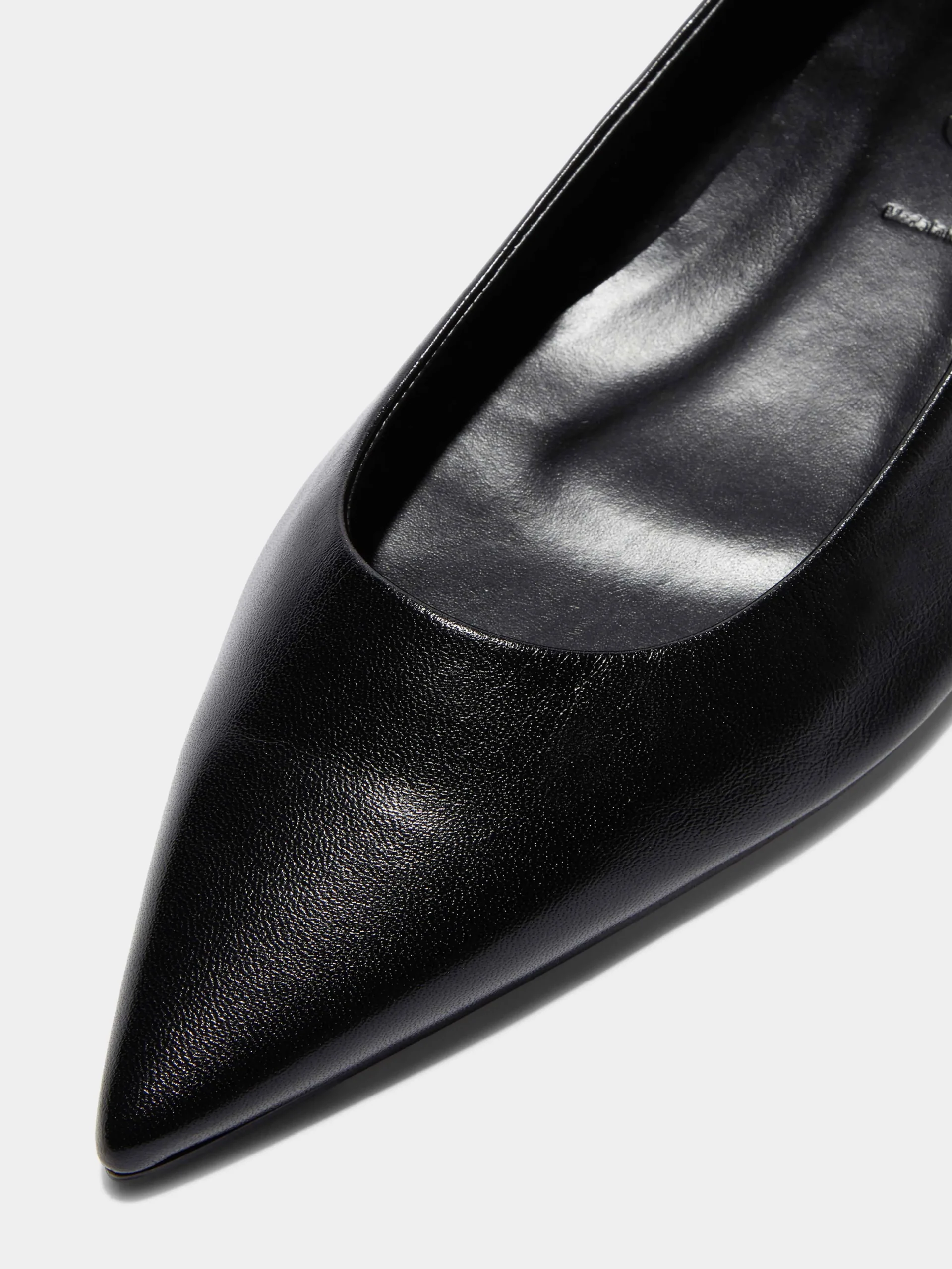 Hot Aeyde Cassy Leather Ballet Flats Black Nappa