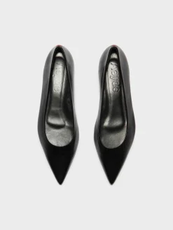 Hot Aeyde Cassy Leather Ballet Flats Black Nappa