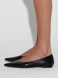 Hot Aeyde Cassy Leather Ballet Flats Black Nappa