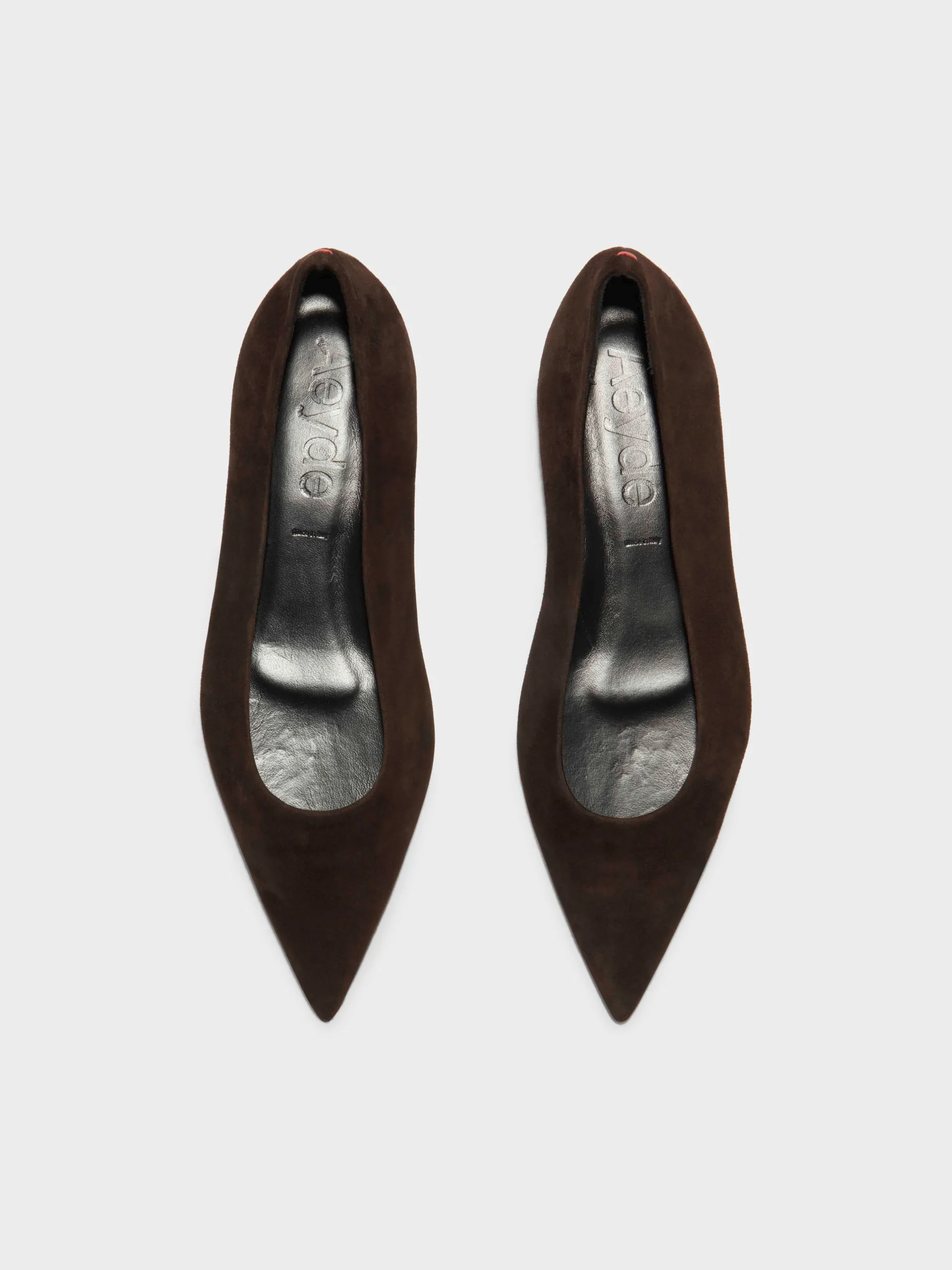 Outlet Aeyde Cassy Suede Ballet Flats Moka Suede