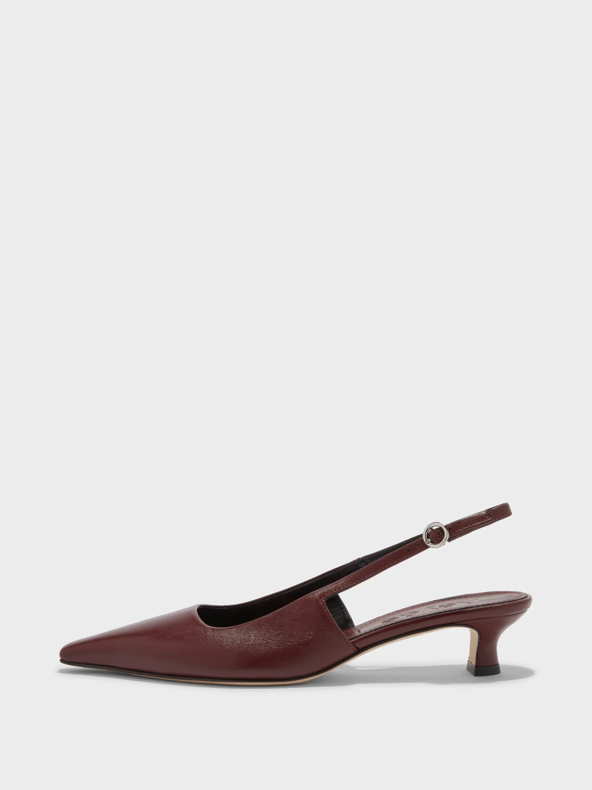 Fashion Aeyde Catrina Leather Slingback Pumps Port Nappa