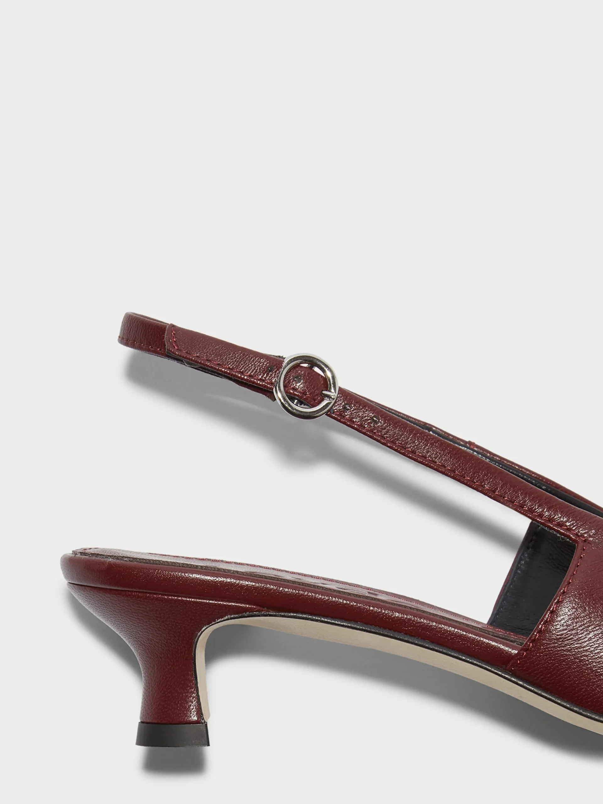 Fashion Aeyde Catrina Leather Slingback Pumps Port Nappa