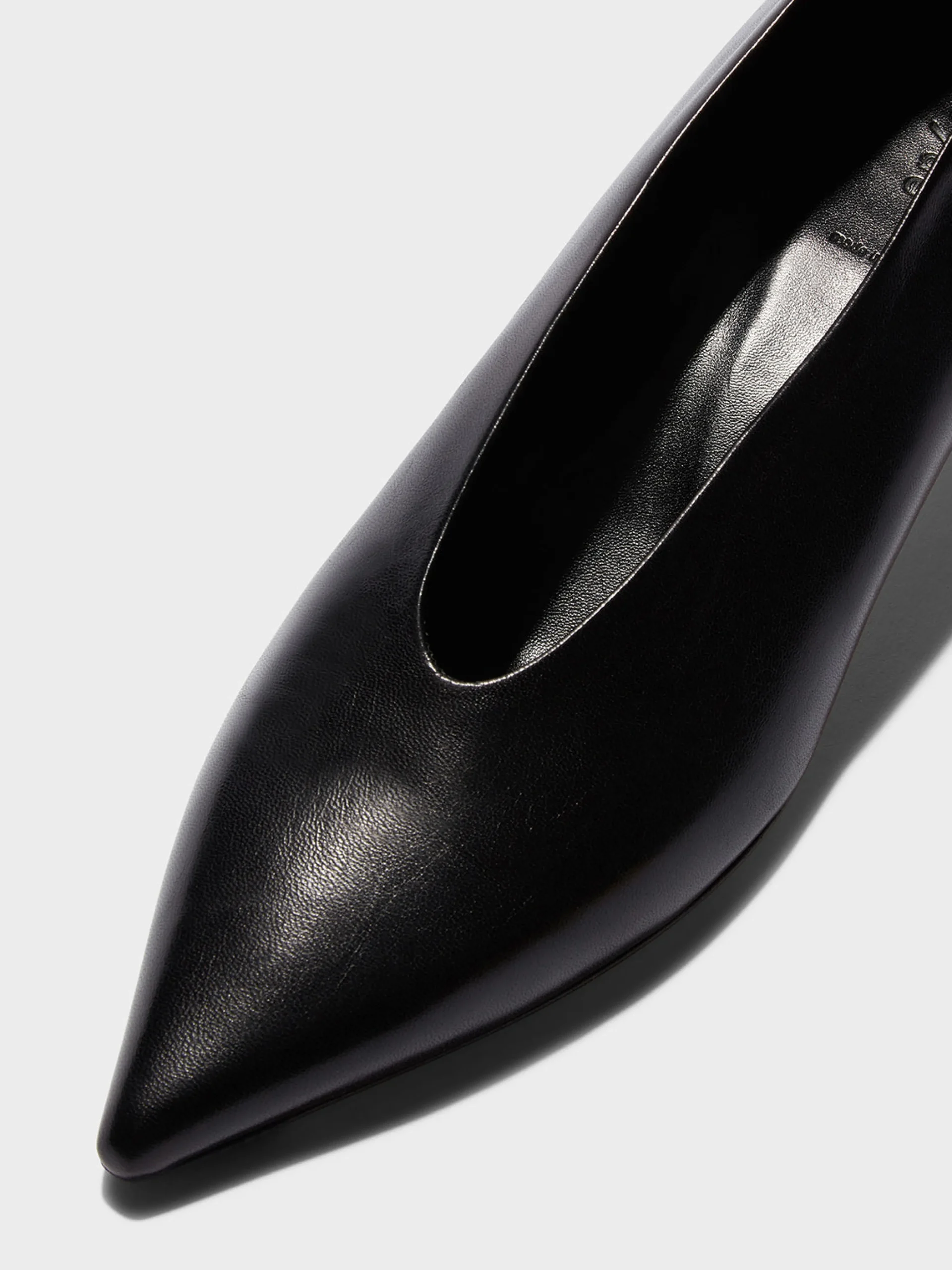 Clearance Aeyde Clara Leather Pumps Black Nappa