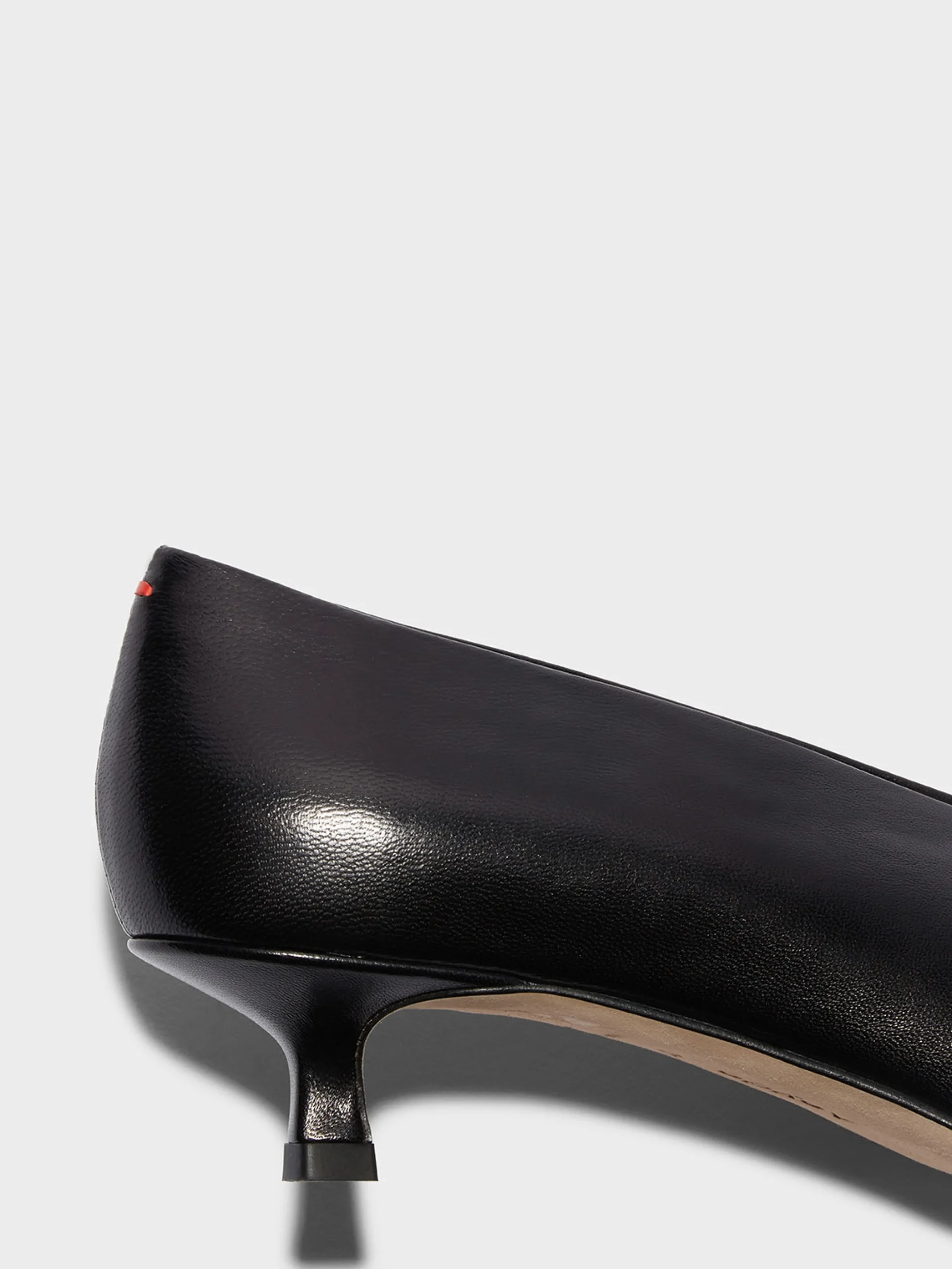 Clearance Aeyde Clara Leather Pumps Black Nappa