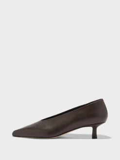 Best Aeyde Clara Leather Pumps Moka Nappa