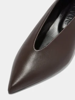 Best Aeyde Clara Leather Pumps Moka Nappa