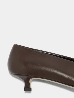 Best Aeyde Clara Leather Pumps Moka Nappa