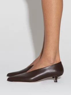 Best Aeyde Clara Leather Pumps Moka Nappa
