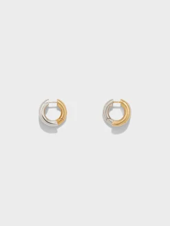 Hot Aeyde Clyde 18kt Gold and Palladium-Plated Hoop Earrings 18k Gold/Palladium Plated