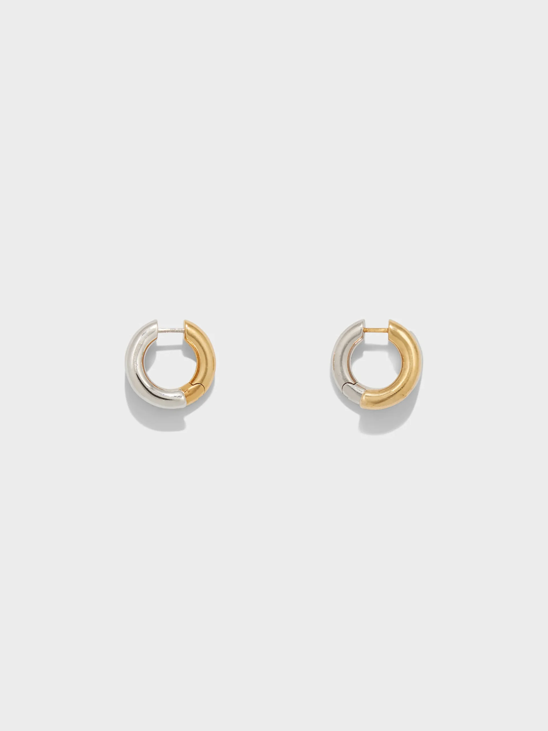 Hot Aeyde Clyde 18kt Gold and Palladium-Plated Hoop Earrings 18k Gold/Palladium Plated