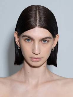 Outlet Aeyde Clyde Palladium-Plated Hoop Earrings Palladium Plated