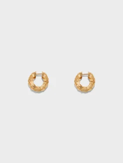 Sale Aeyde Cooper Medium 18kt Gold-Plated Hoop Earrings 18k Gold Plated
