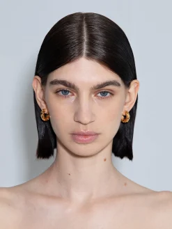 Sale Aeyde Cooper Medium 18kt Gold-Plated Hoop Earrings 18k Gold Plated